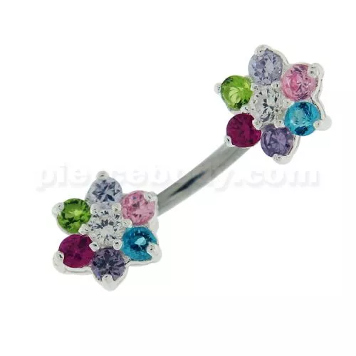 Mini Flowers Belly Bar