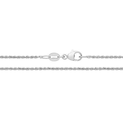 Platinum Fine Rope Chain