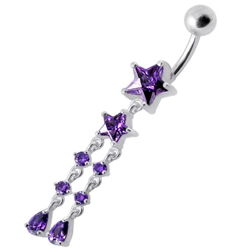 Star Dangling Belly Bar