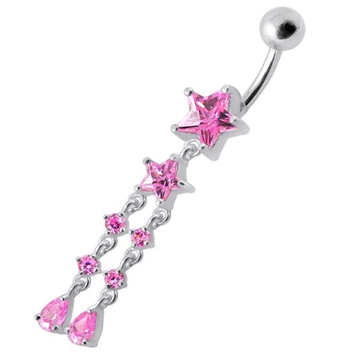 Star Dangling Belly Bar