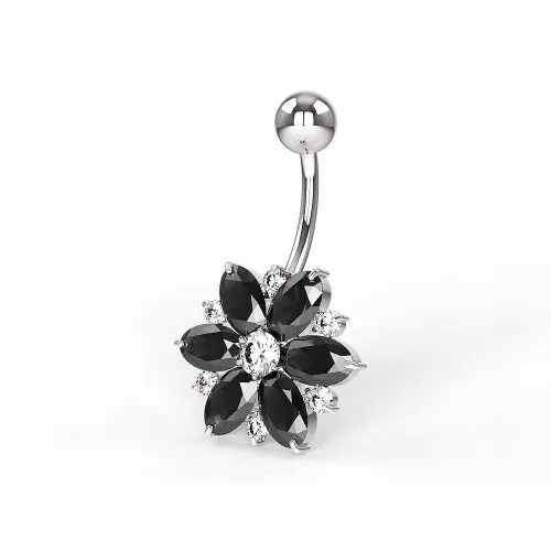 Colored Flower Belly Bar