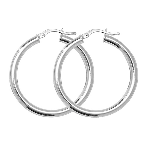 Plain Hoop Earrings