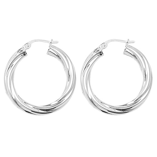 Twisted Hoop Earrings