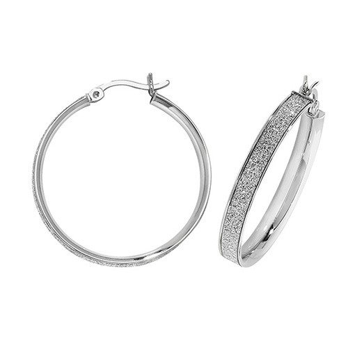 Moondust Hoop Earrings