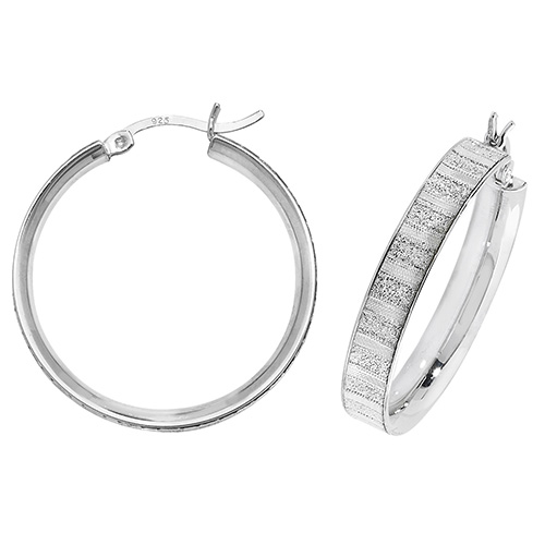 Moondust Hoop Earrings