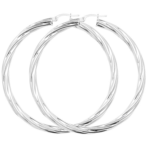 Twisted Hoop Earrings