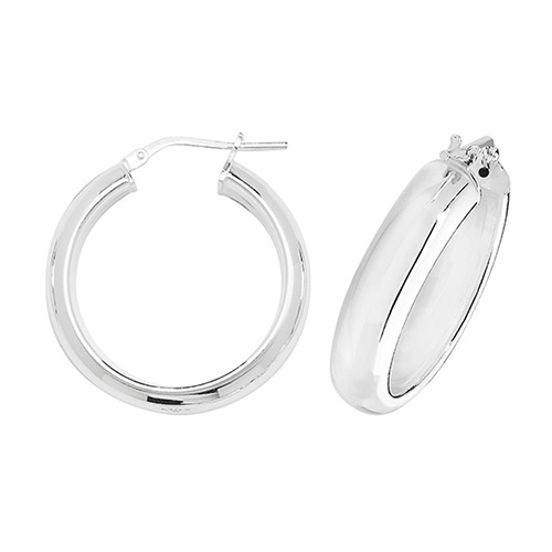 Plain Hoop Earrings