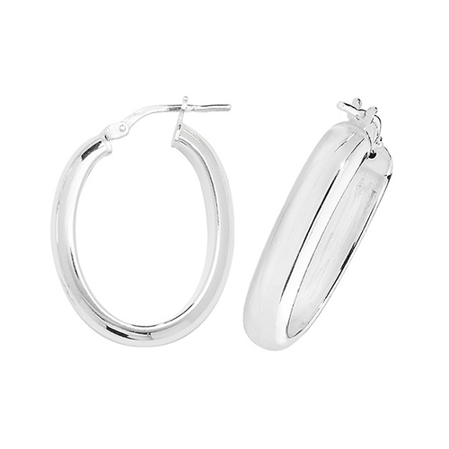 Plain Hoop Earrings