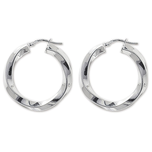 Twisted Hoop Earrings