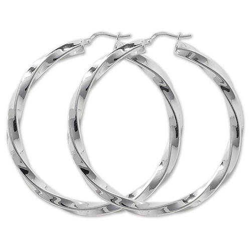 Twisted Hoop Earrings