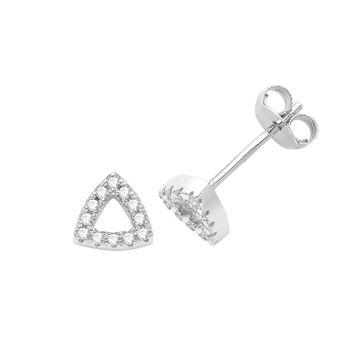 Triangle Stud Earrings