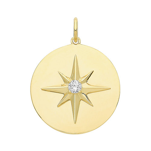 Northern Star Disk Pendant