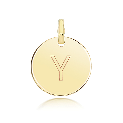 Initial Y Pendant Charm