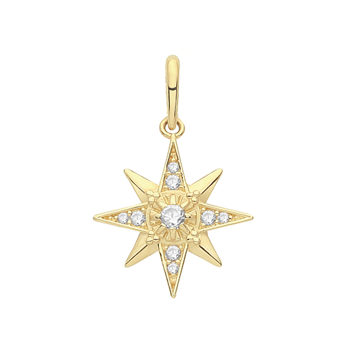 CZ Star Pendant