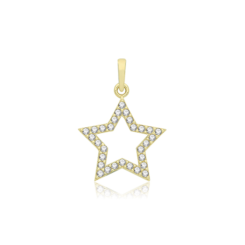 CZ Star Pendant