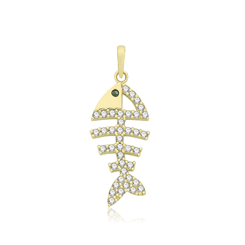 Fishbone Pendant