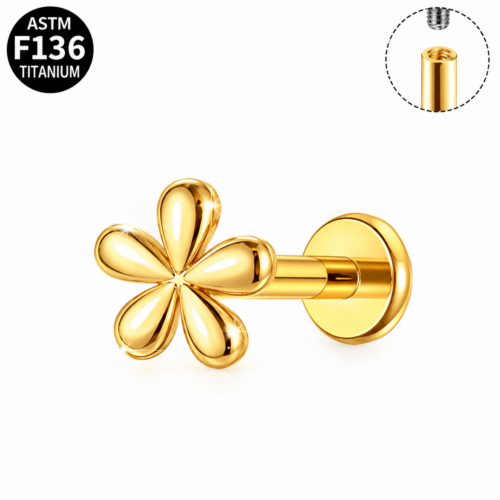 Flower Labret Flatback