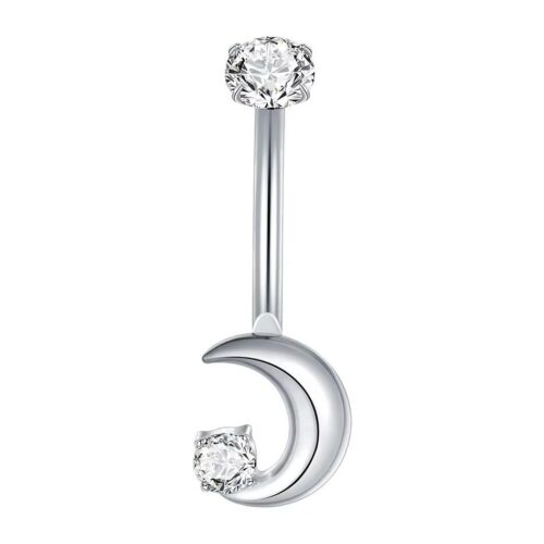 CZ Belly Navel Bar