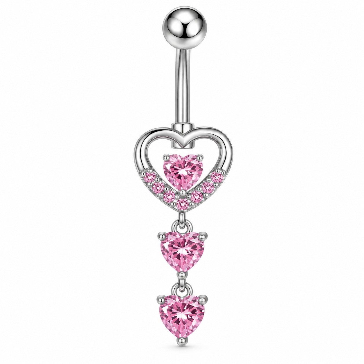 Hanging Heart Belly Bar