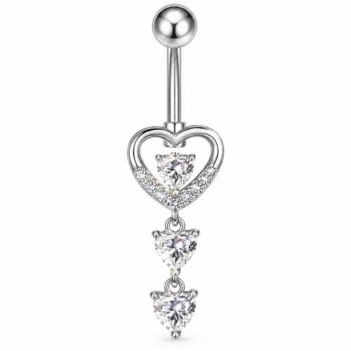 Hanging Heart Belly Bar