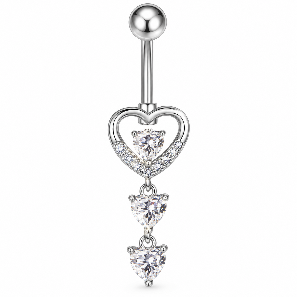 Hanging Heart Belly Bar