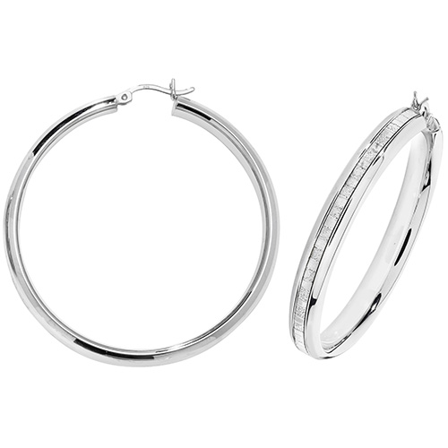 Moondust Hoop Earrings