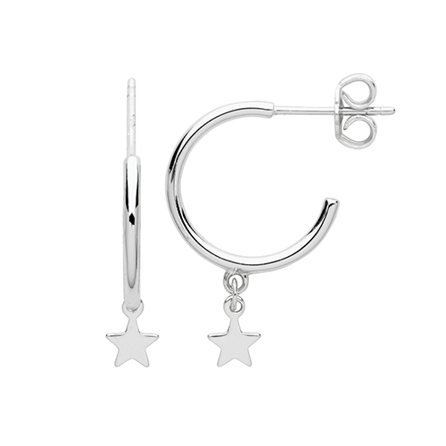 Rhodium Plated Earrings