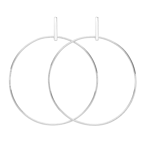 Drop Hoop Earrings
