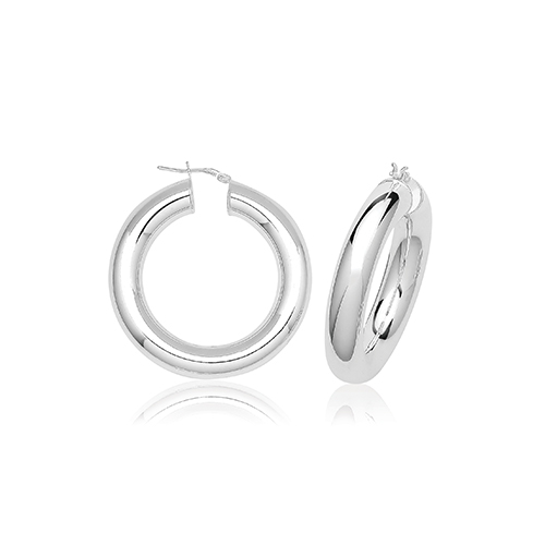Plain Hoop Earrings
