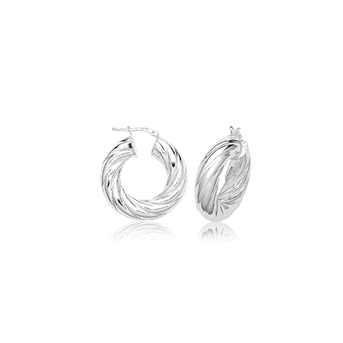 Twisted Hoop Earrings