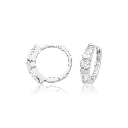CZ Hoop Earrings
