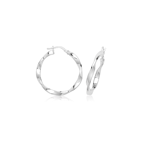 Twisted Hoop Earrings