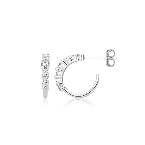 Hoop Stud Earrings