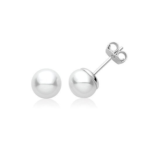 Pearl Stud Earrings