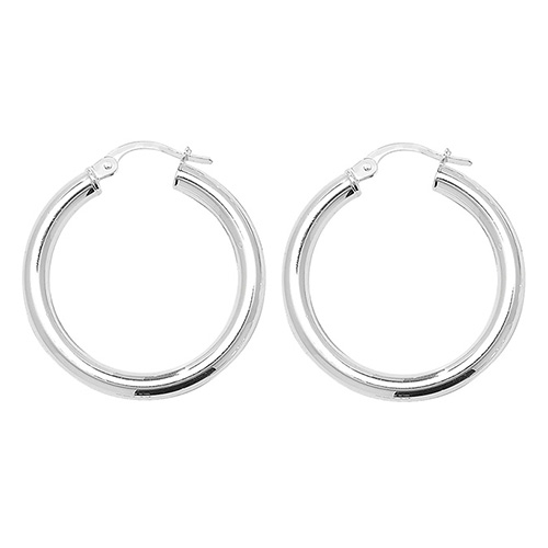 plain hoop earrings