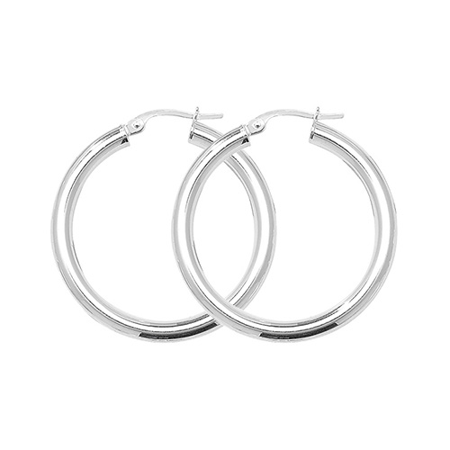 plain hoop earrings