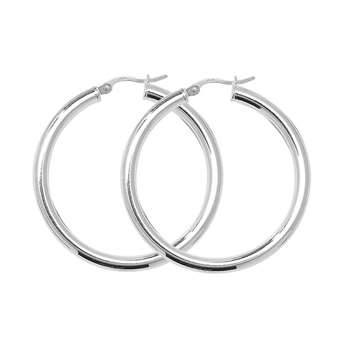 plain hoop earrings