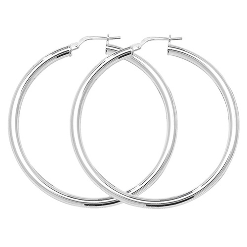 plain hoop earrings