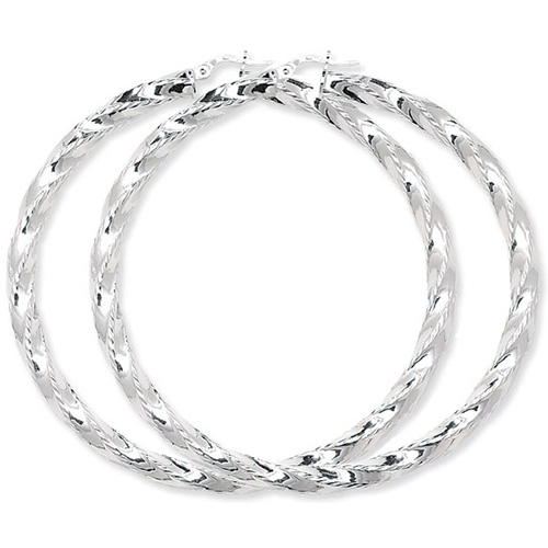 Twisted Hoop Earrings