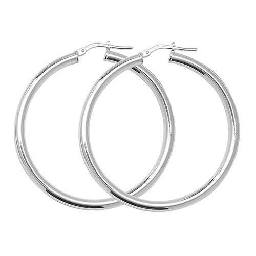 plain hoop earrings