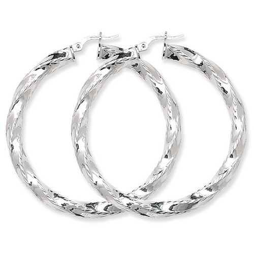 Twisted Hoop Earrings