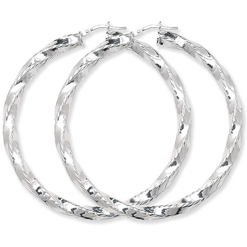 Twisted Hoop Earrings