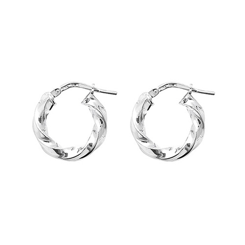 Twisted Hoop Earrings