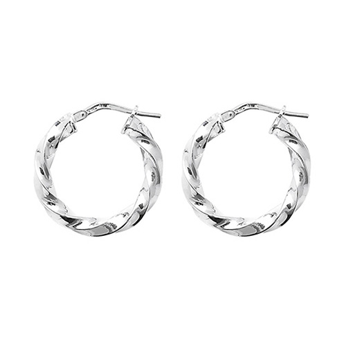 Twisted Hoop Earrings
