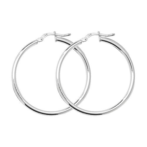 Plain Hoop Earrings
