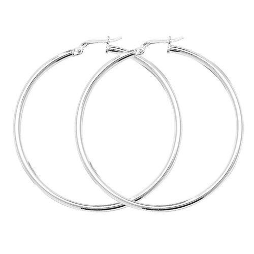 Plain Hoop Earrings