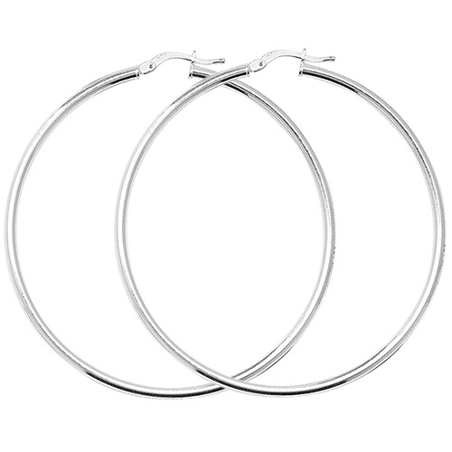 Plain Hoop Earrings