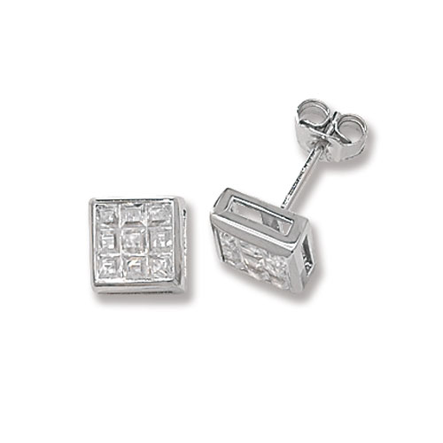 CZ Stud Earrings