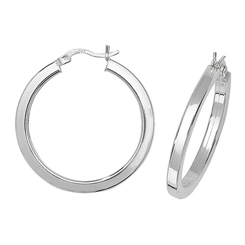 Plain Hoop Earrings
