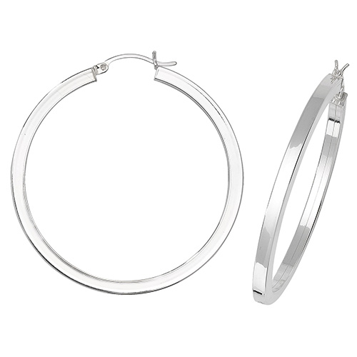 Plain Hoop Earrings